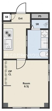 ピース・クラージュBの物件間取画像